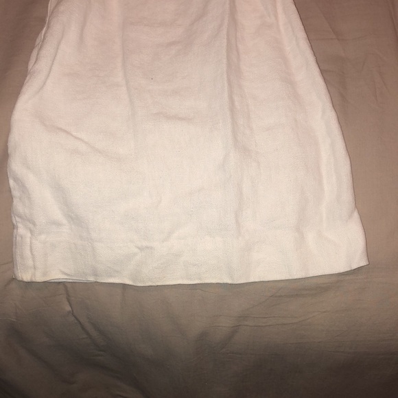 French connection wide leg white linen pants - 4 - Picture 6 of 7